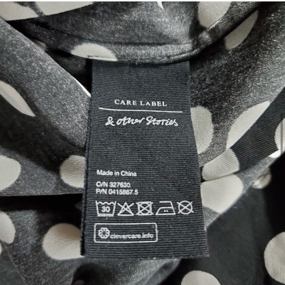 & Other Stories Polka Dot Shift Dress - Picture 2 of 6